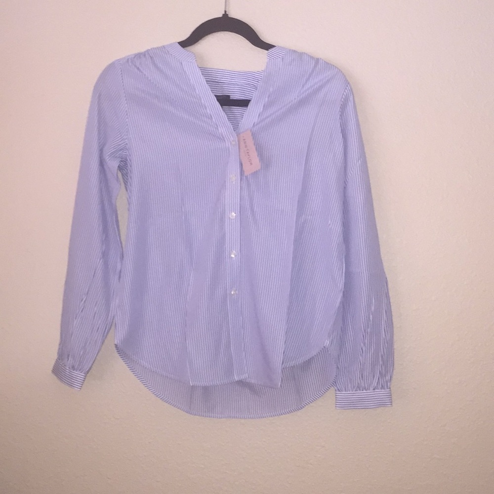 ANN TAYLOR button up long sleeve